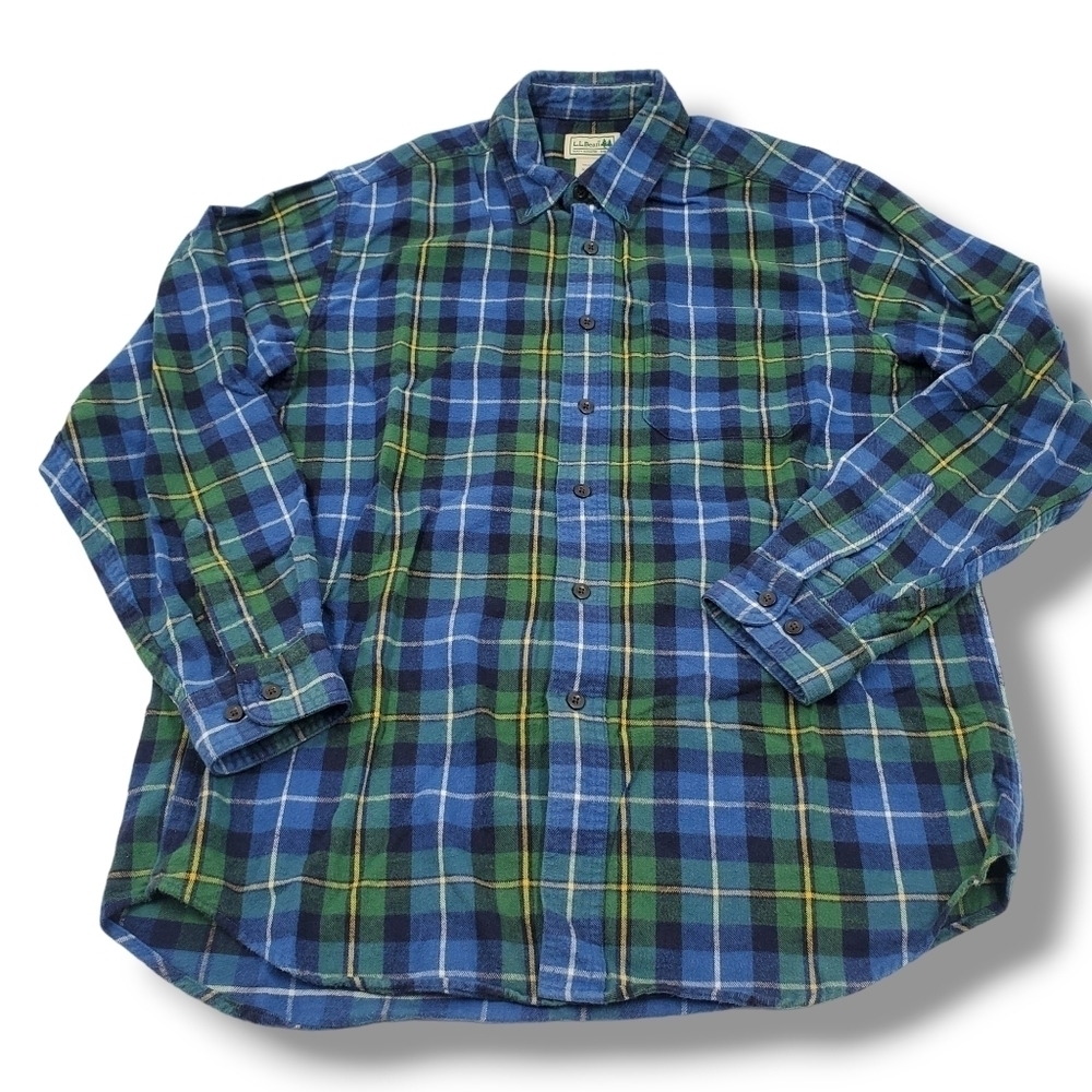 L.L. Bean Flannel Long Sleeve Shirt